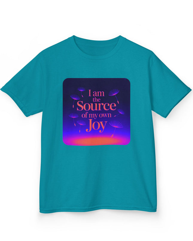 "I Am the Source of my Own Joy" Kids Heavy Cotton Tee