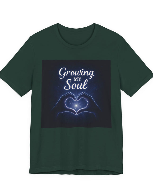 "Growing my soul, blue celestial" Unisex Jersey Short Sleeve Tee