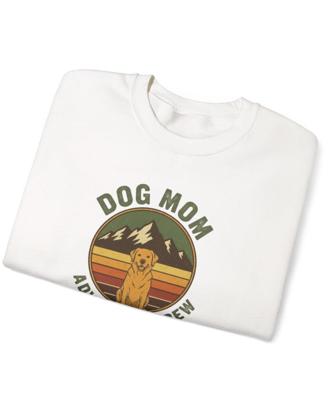 "Dog Mom Adventure Crew" Unisex Adult Sweatshirt