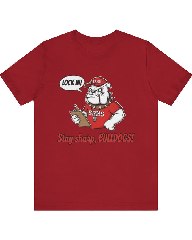 "Lock in, Stay Sharp" Unisex Jersey Short Sleeve Tee