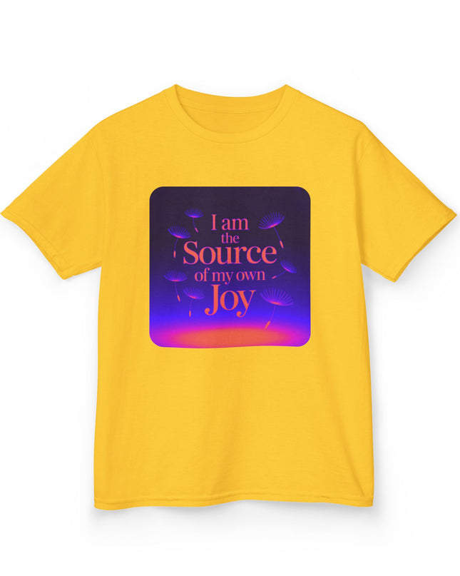 "I Am the Source of my Own Joy" Kids Heavy Cotton Tee