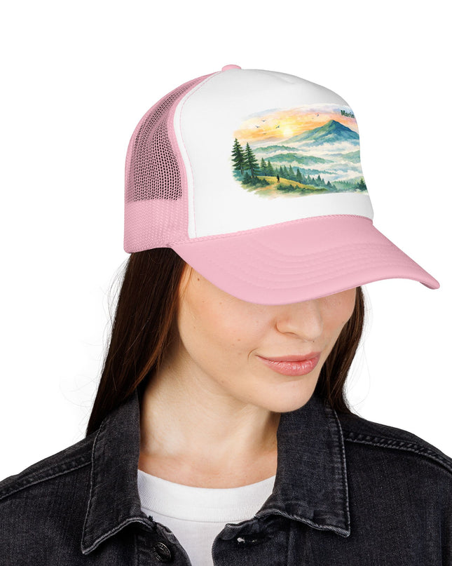 "Marin County, Where the Hills Meet the Sky" Foam Trucker Hat