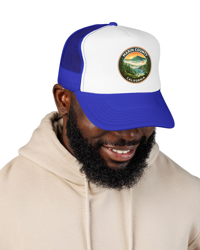 "Marin County, Above the Fog" Foam Trucker Hat