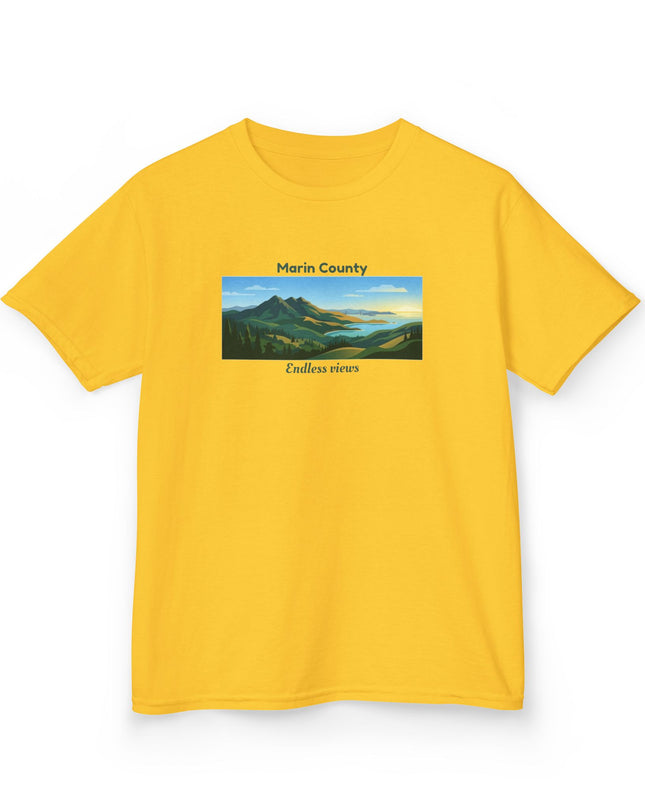 "Marin County - Endless Views" Kids Heavy Cotton Tee