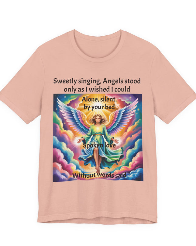 "Sweetly Singing, Angels Stood" Women's Soft Jersey Tee