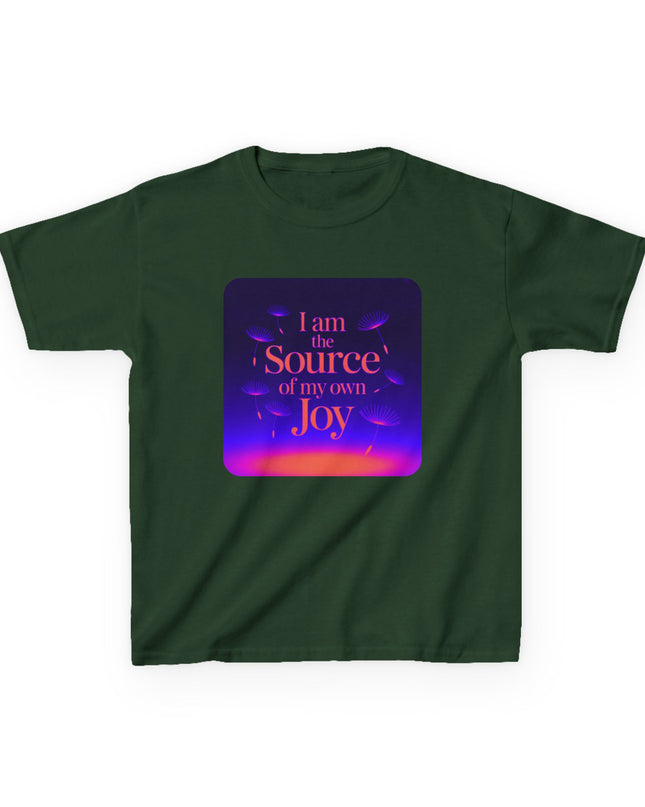 "I Am the Source of my Own Joy" Kids Heavy Cotton Tee
