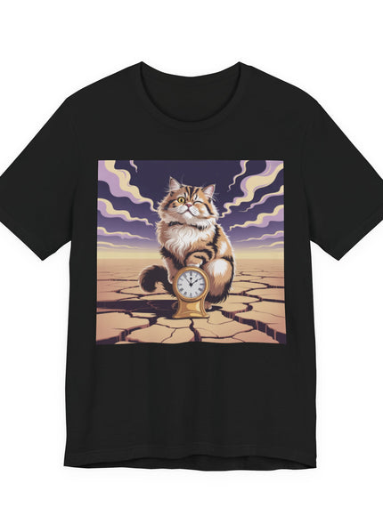 "Cat – Salvador Dali Style" Unisex Jersey Short Sleeve Tee