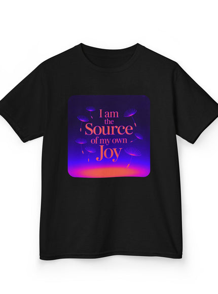 "I Am the Source of my Own Joy" Kids Heavy Cotton Tee