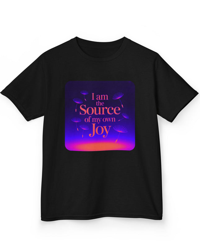 "I Am the Source of my Own Joy" Kids Heavy Cotton Tee
