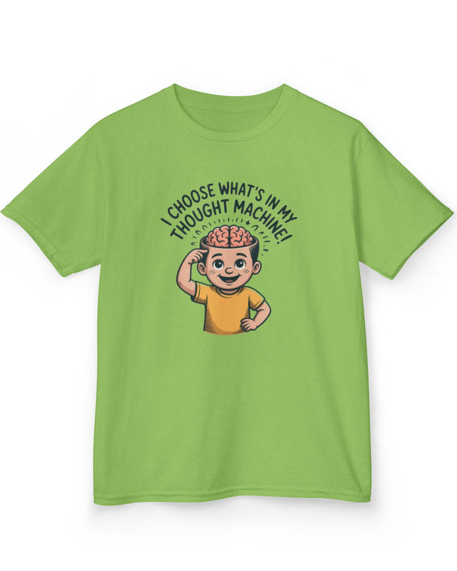 "I Choose What's in my Thought Machine" Kids Heavy Cotton Tee