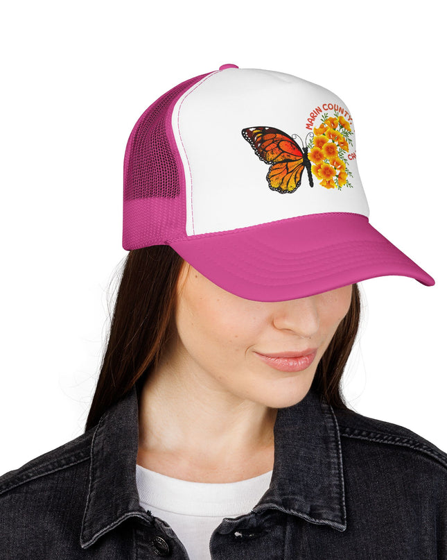 "Butterfly Poppies, Marin County California" Foam Trucker Hat
