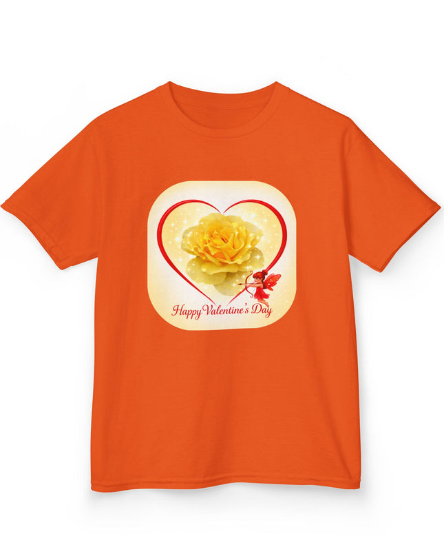 "Happy Valentine's Day" Kids Heavy Cotton Tee