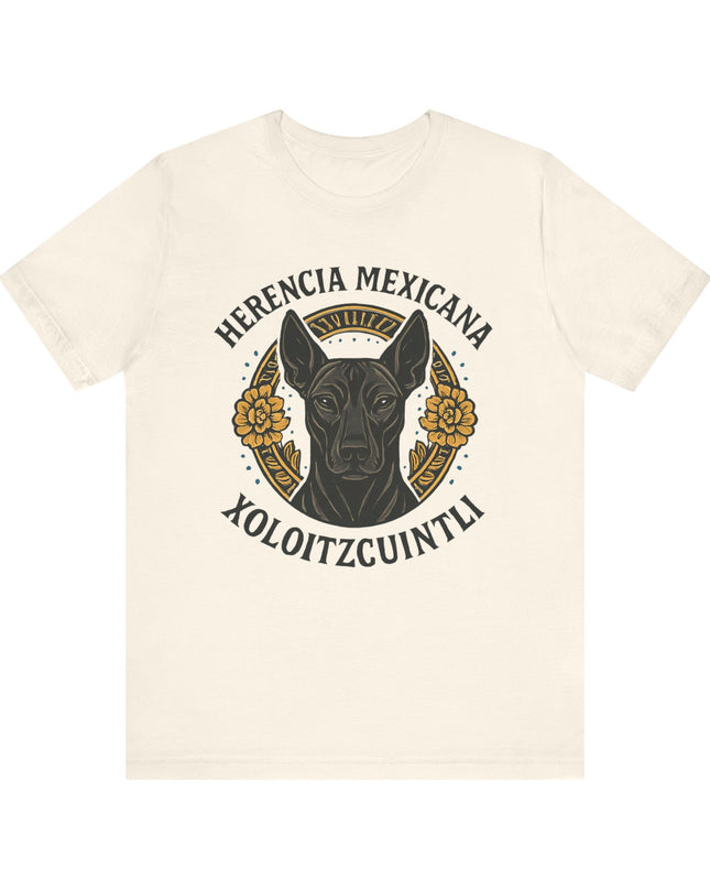 "Herencia mexicana - Xoloitzcuintli" Unisex Jersey Short Sleeve Tee