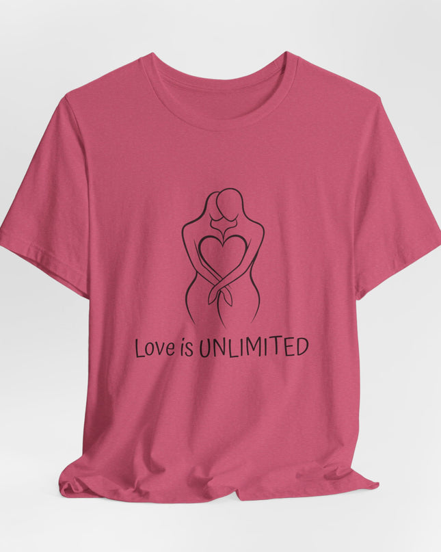 "Love is Unlimited" Unisex Jersey Short Sleeve Tee