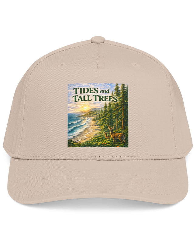 "Tides and Tall Trees" Mid Profile Baseball Cap