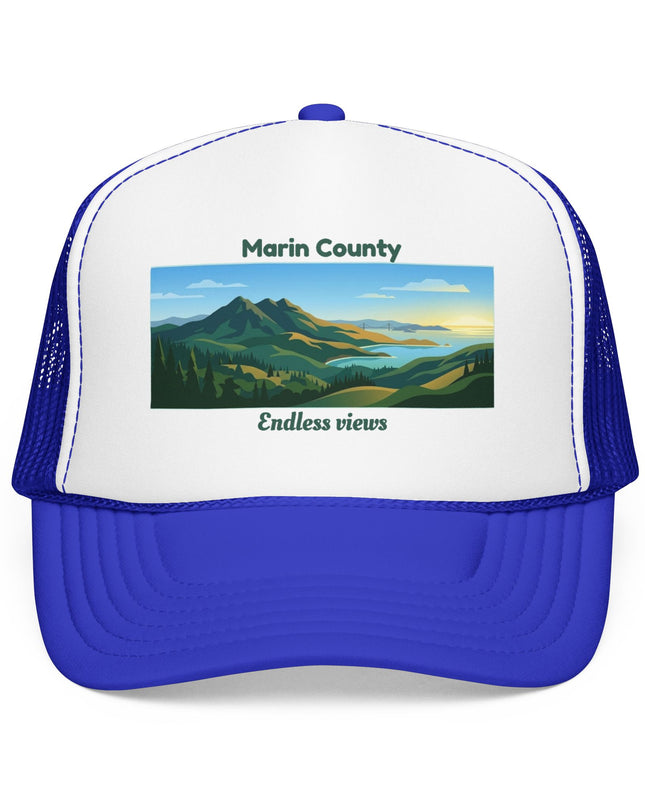 "Marin County, Endless Views" Foam Trucker Hat