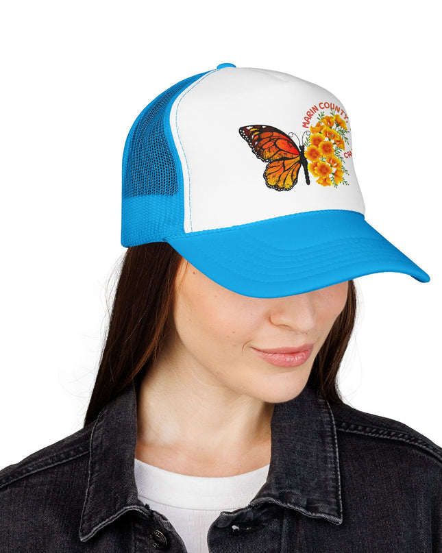 "Butterfly Poppies, Marin County California" Foam Trucker Hat