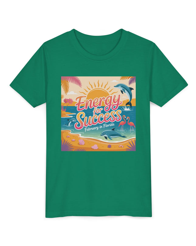 "February in Florida, Energy for Success" Youth Short Sleeve Tee