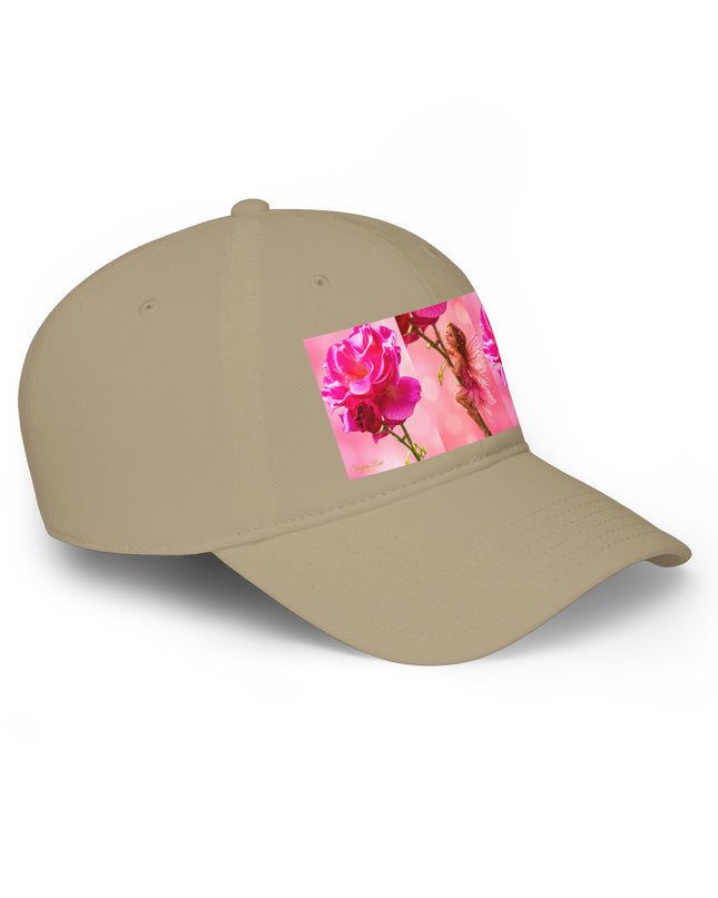 "Fairy Rose" Low Profile Baseball Cap