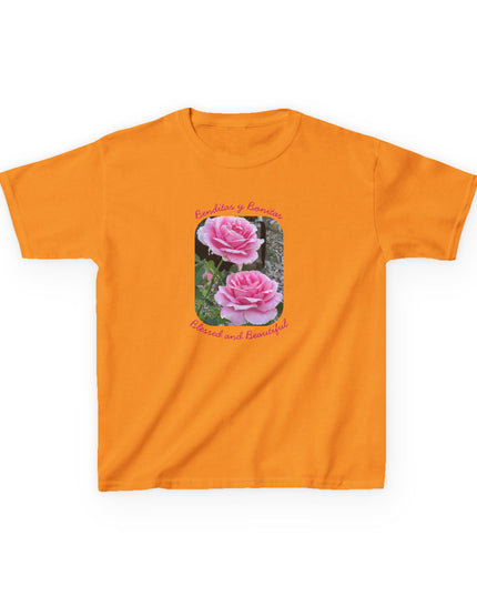 "Blessed and Beautiful" Kids Heavy Cotton Tee