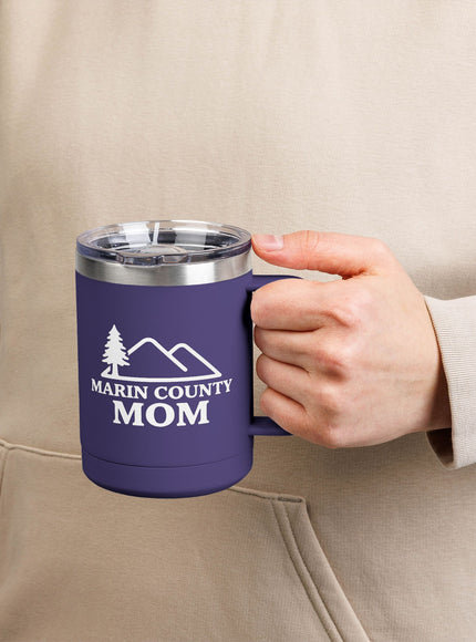 "Marin Country Mom" Coffee Mug Tumbler, 15oz