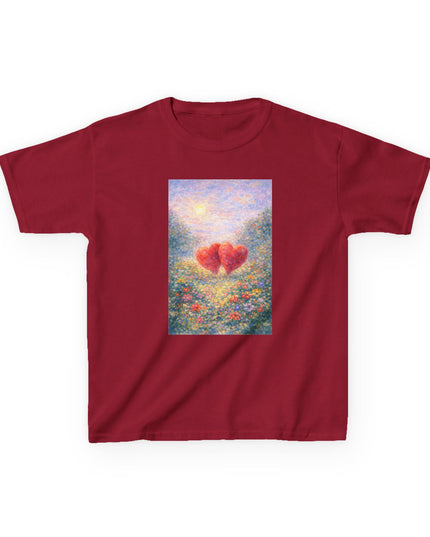 "Valentine's Day - Monet Style" Kids Heavy Cotton Tee