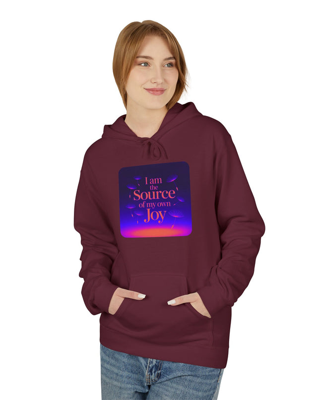 "I Am the Source of my Own Joy" Unisex Midweight Softstyle Fleece Hoodie