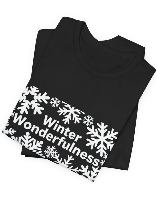 "Winter Wonderfulness" Unisex Jersey Short Sleeve Tee