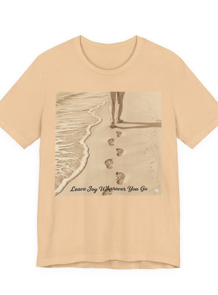 Leave joy wherever you go Unisex Jersey Short Sleeve Tee