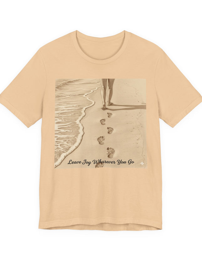 Leave joy wherever you go Unisex Jersey Short Sleeve Tee