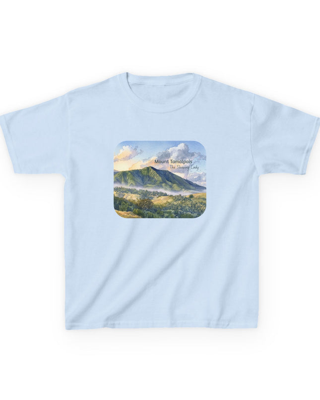 "Mount Tamalpais, the Sleeping Lady" Kids Heavy Cotton Tee