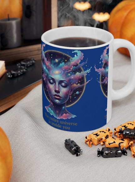 "The Universe is Inside of You" Ceramic Mug, (11oz, 15oz)