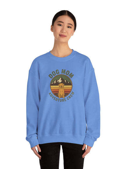 "Dog Mom Adventure Crew" Unisex Adult Sweatshirt