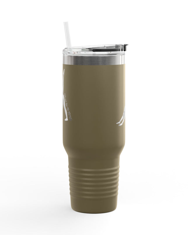 "Mom Strong Pilates" Insulated Travel Mug, 40oz