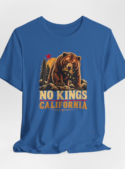 "No Kings California" Unisex Jersey Short Sleeve Tee