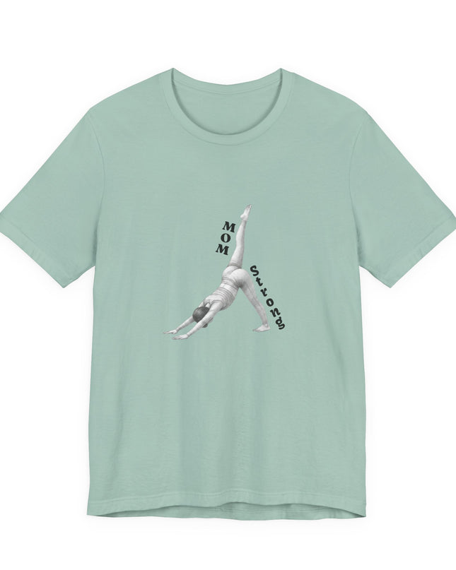 "Mom Strong Pilates" Unisex Jersey Short Sleeve Tee