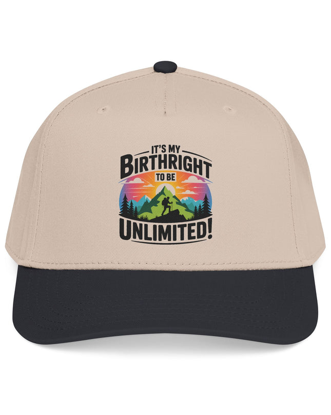 "It's my Birthright to be Unlimited" Mid Profile Baseball Cap