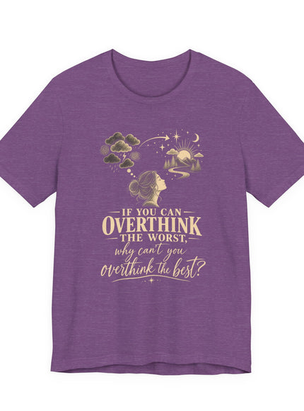 "Overthink" Unisex Jersey Short Sleeve Tee