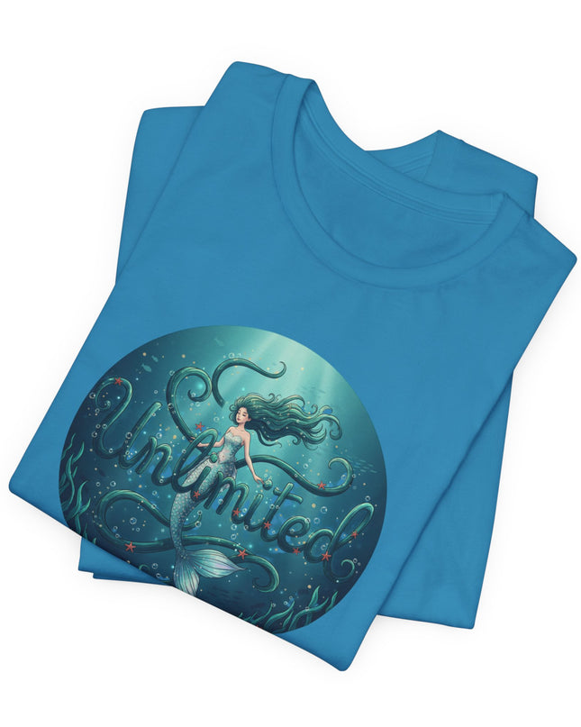 "Unlimited Mermaid" Unisex Jersey Short Sleeve Tee