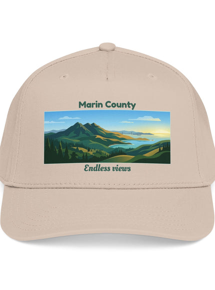"Marin County - Endless Views" Mid Profile Baseball Cap