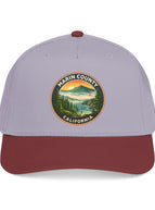 Maroon / Grey