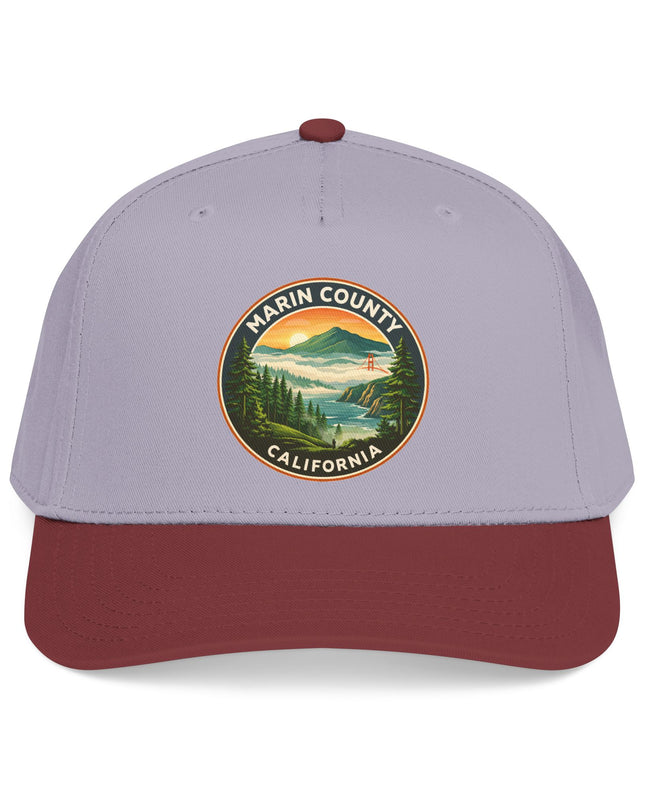 "Marin County, Above the Fog" Mid Profile Baseball Cap