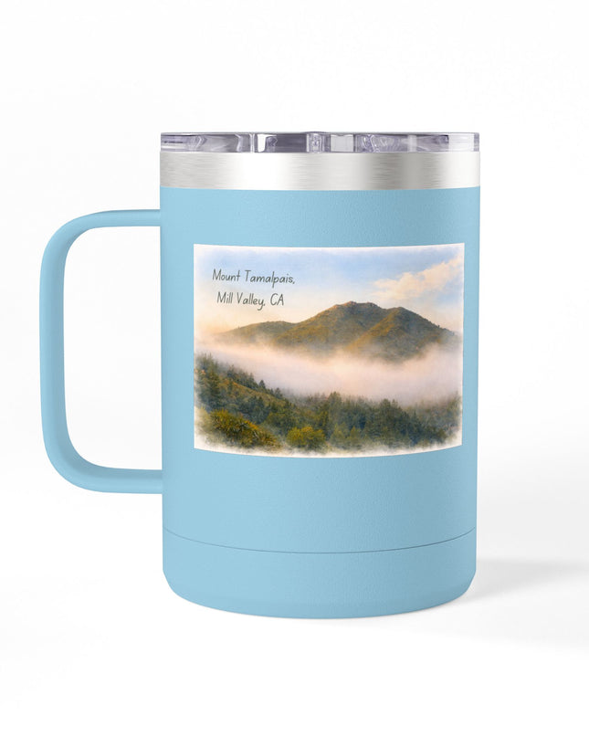 "Mount Tamalpais, Mill Valley, California" Coffee Mug Tumbler, 15oz