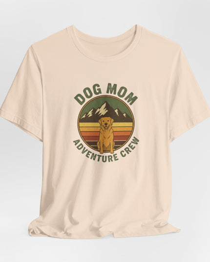 "Dog Mom Adventure Crew" Unisex Jersey Short Sleeve Tee