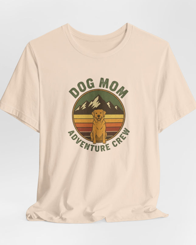 "Dog Mom Adventure Crew" Unisex Jersey Short Sleeve Tee