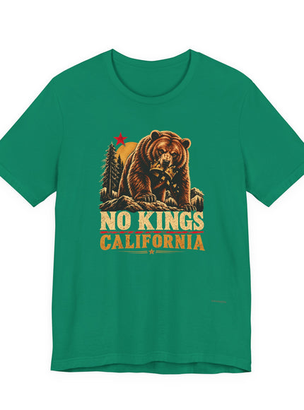 "No Kings California" Unisex Jersey Short Sleeve Tee