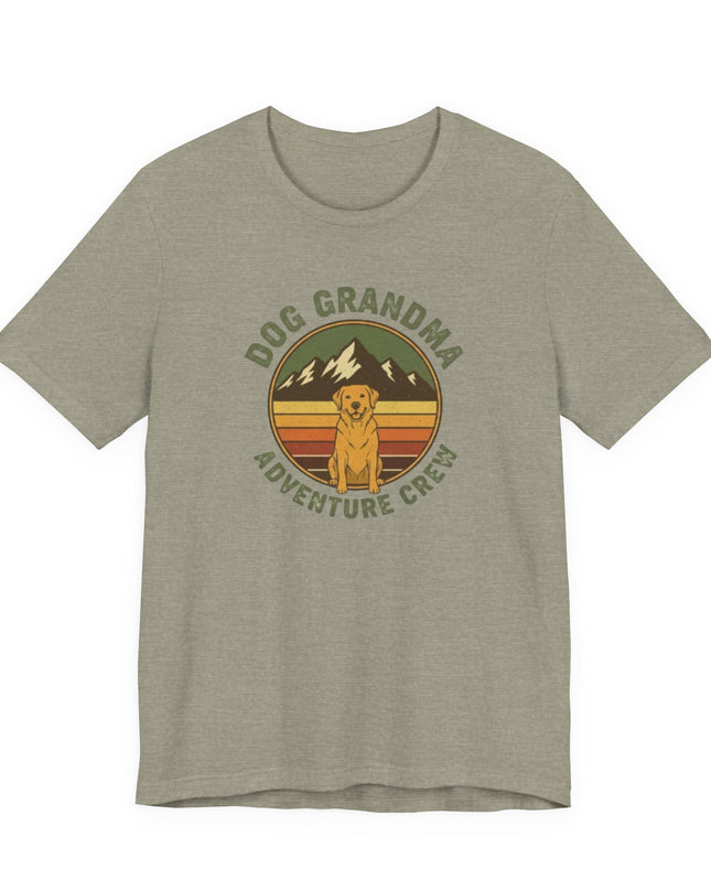 "Dog Grandma Adventure Crew" Unisex Jersey Short Sleeve Tee