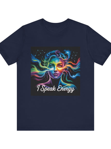 "I Speak Energy, (Energy for Success)" Men's and Women's Jersey Short Sleeve Tee