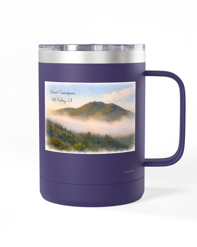 "Mount Tamalpais, Mill Valley, California" Coffee Mug Tumbler, 15oz