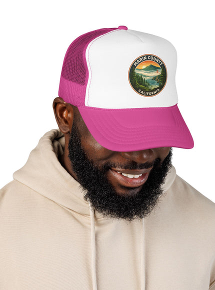 "Marin County, Above the Fog" Foam Trucker Hat